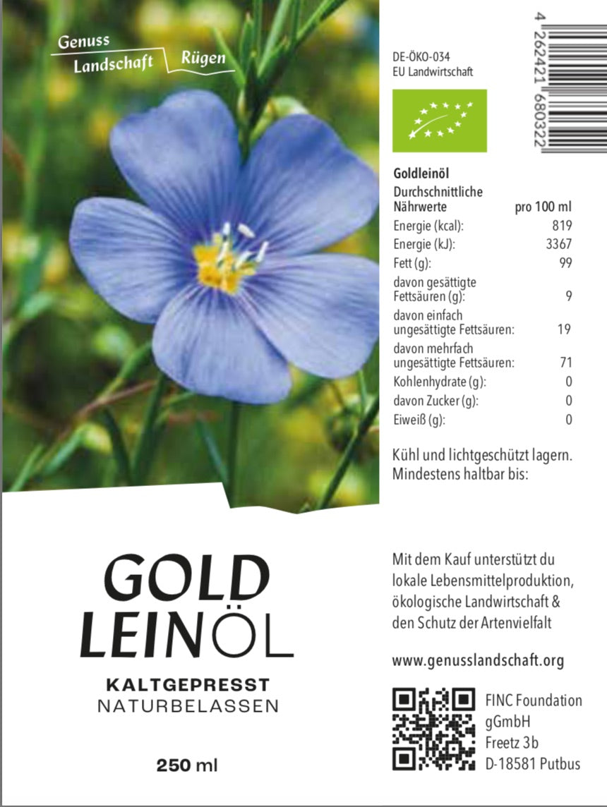 Bio Goldleinöl